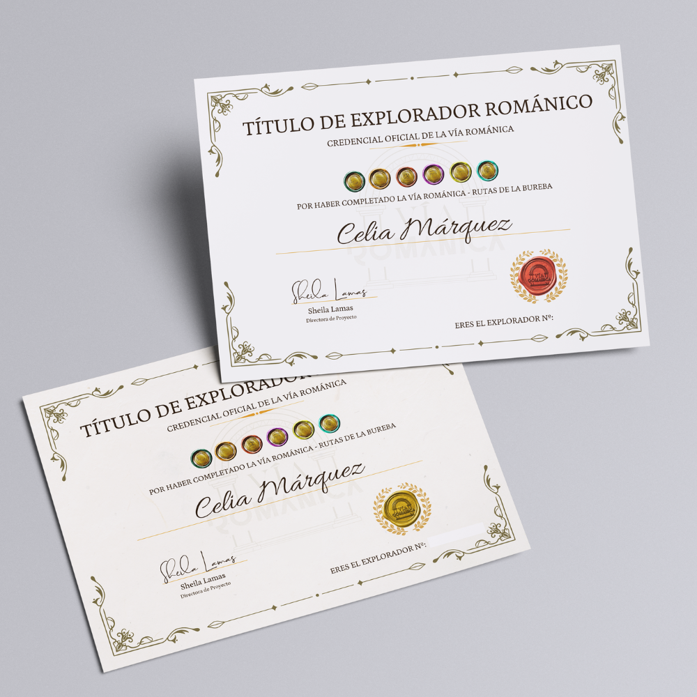 Título de Explorador Románico – Vía Románica de La Bureba